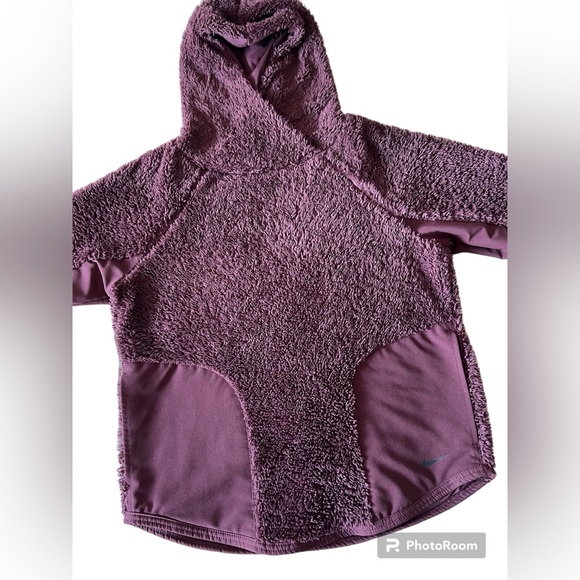 Nike Sherpa Thermal Fleece Training Hoodie Sweatshirt Teddy Women's Size XS - Picture 3 of 12